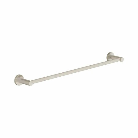 TOWELS USA 24 in. dia. Towel Bar in Matte Black TO2978215